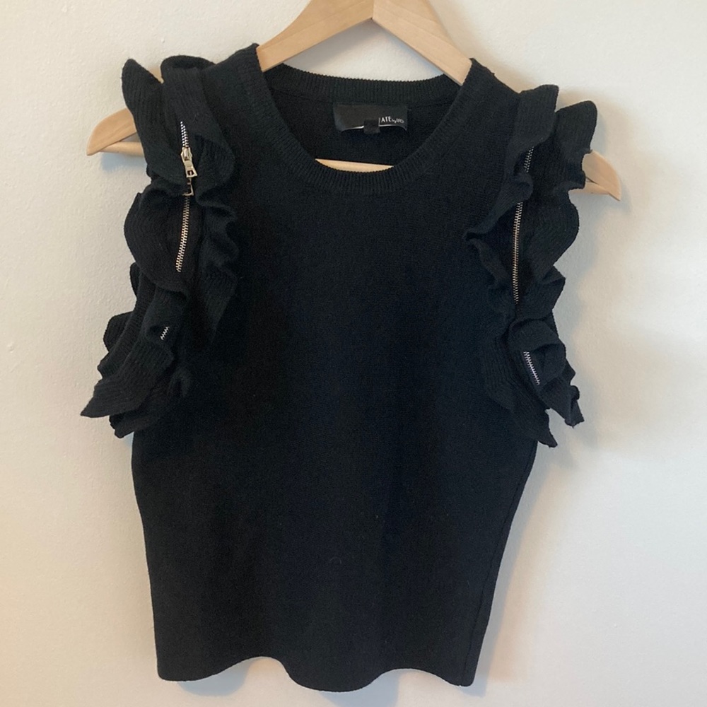 FATE by LFD sweater vest with zippers Medium
